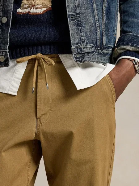 Штани Polo Ralph Lauren облягаючі зелений