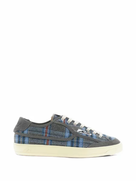 Sneakerși Autry în carouri gri