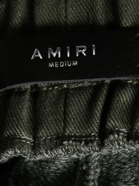 Pantaloni Amiri alergare cu cordon verde