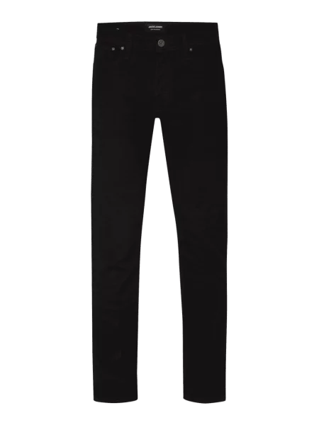 Jeansy o kroju slim fit z dodatkiem streczu Jack & Jones czarne