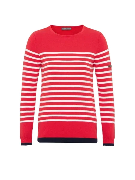 Jacey Quinn Sveter Abrienda námornícka modrá / červená biela