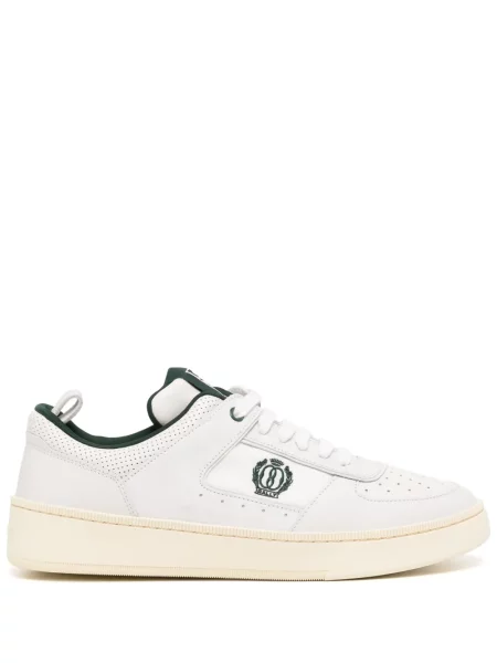 Sneakerși Bally cu broderie alb