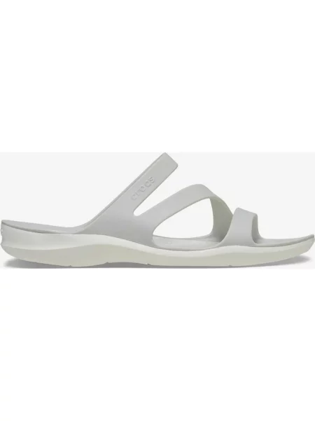 Klapki Crocs Swiftwater beżowe białe