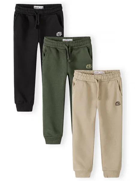 MINOTI Pantaloni nisipiu / verde negru