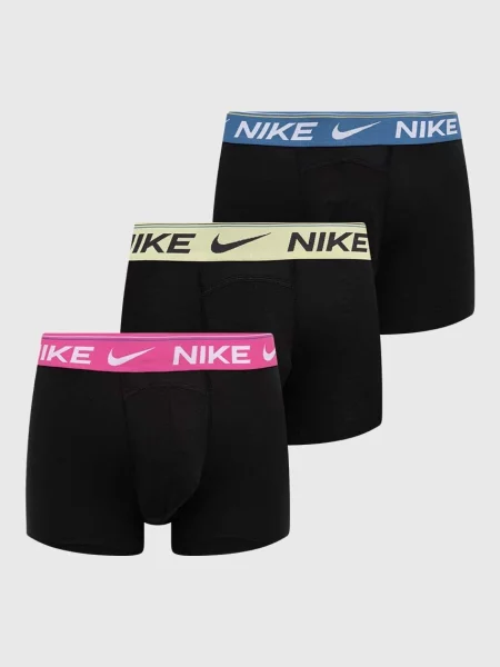 Bokserki Nike Dri-FIT Ultra Comfort Brief 3 pary black/yellow/fuxia czarne