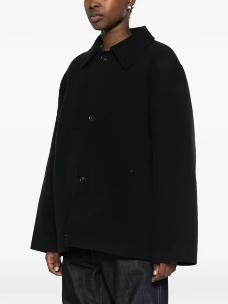 Gulerat palton Sofie D'hoore clasic negru