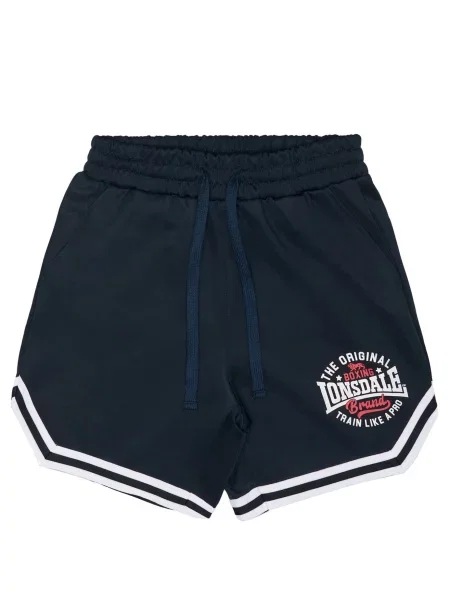 LONSDALE Pantaloni Tow Law bleumarin / roșu alb