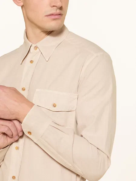 Barena Venezia Koszula Camicia Deca Regular Fit beige beżowa
