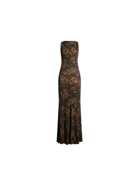 Sukienka maxi Etro z wzorem paisley