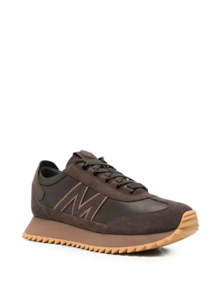 Sneakerși Moncler maro
