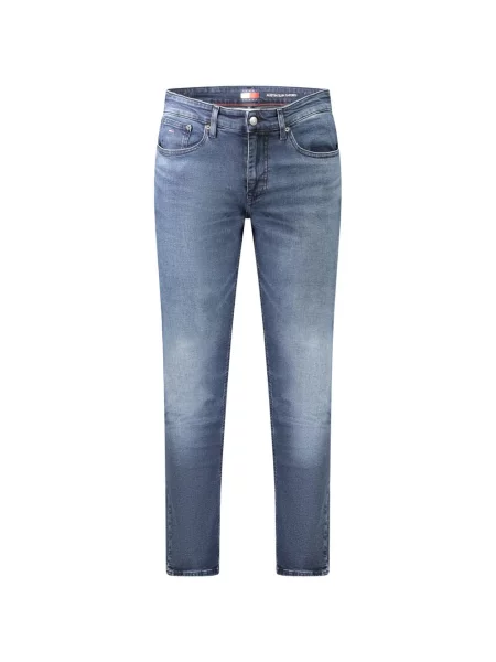 Spodnie Tommy Hilfiger zwężane niebieskie