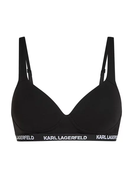 Karl Lagerfeld Sutien negru alb