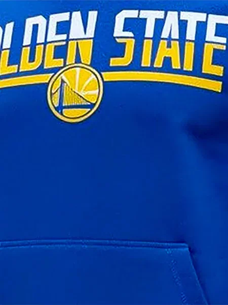 Hanorac cu glugă Under Armour cu imagine albastru