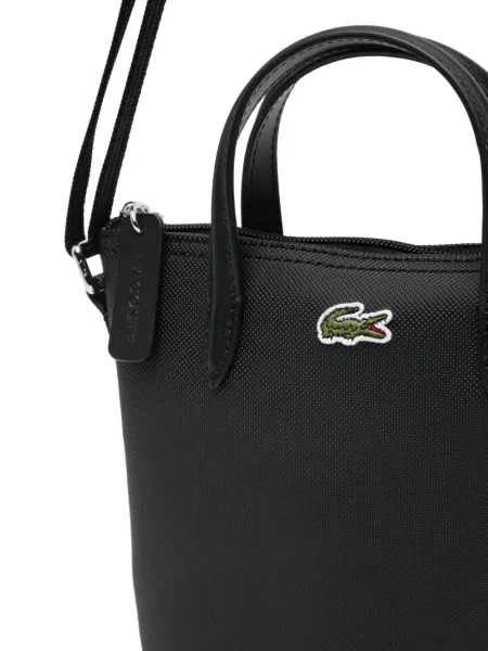 Geantă shopper Lacoste negru