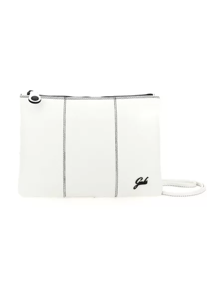 Kopertówka Gabs skórzana z autografem biała