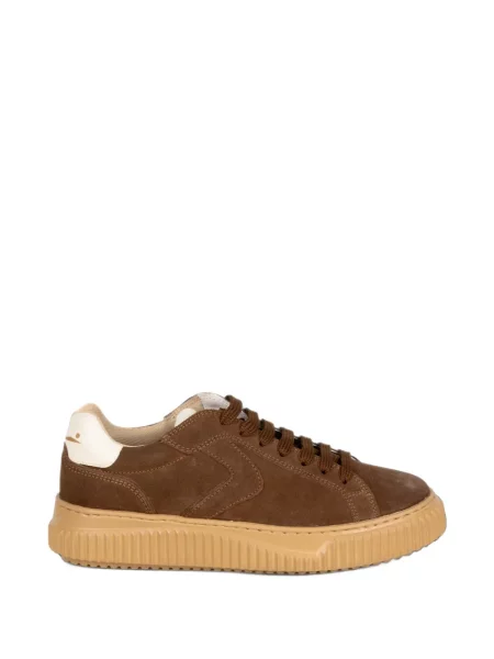 Sneakerși Voile Blanche cu platformă maro