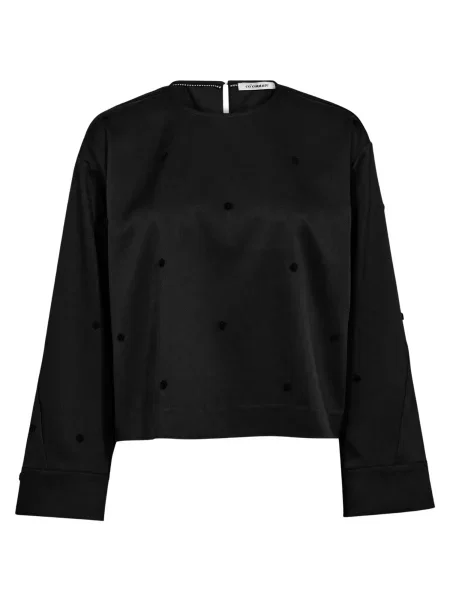 Co'couture Tricou Clover' negru