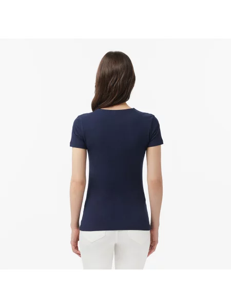 Lacoste Koszulka Lacoste granatowa