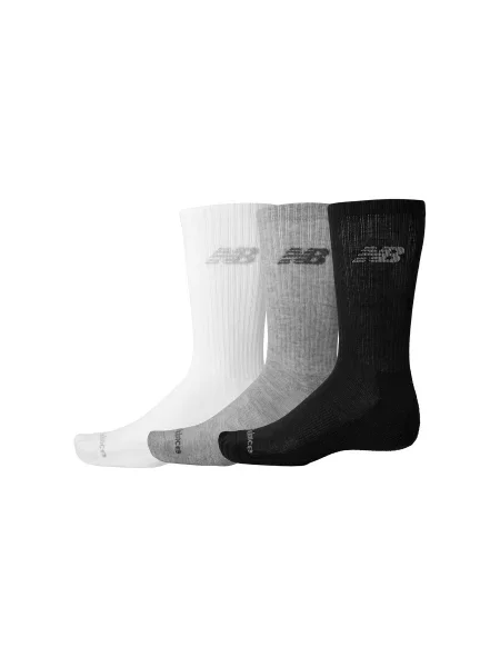 New Balance Performance Basic Crew 3 Pack White Multi Unisex Skarpetki New Balance Wielobarwny Size: S białe