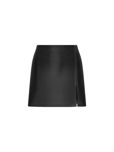 Спідниці Estro штучна шкіра чорний