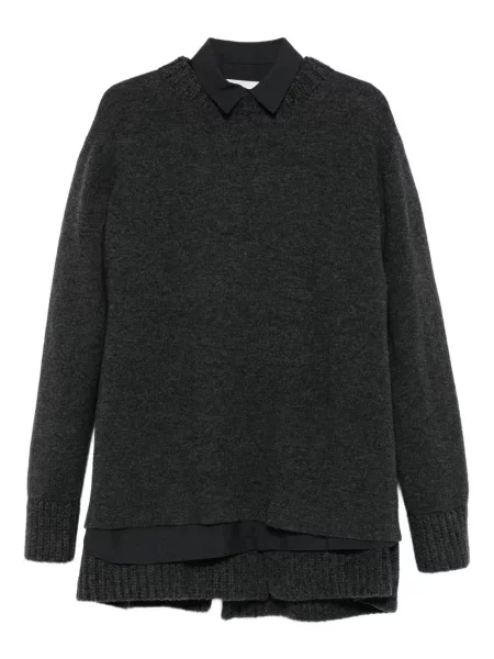 Rochie mini Sacai clasică gri