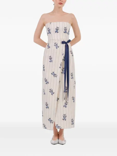 Rochie maxi Agua By Agua Bendita alb