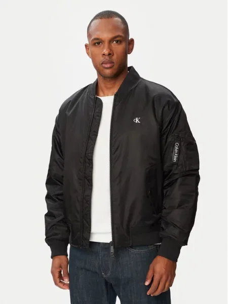 Calvin Klein Jeans Kurtka bomber czarny