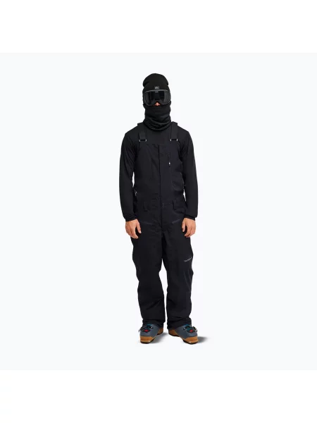 Pantaloni de snowboard pentru bărbați Quiksilver Paramo Stretch Bib black negru