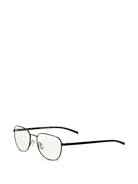 Ochelari de soare Porsche Design cu imprimeu geometric negru