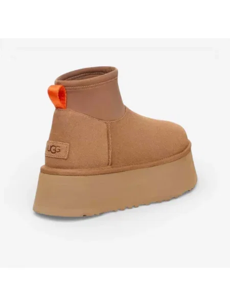 Klasické malé mini členkové topánky Ugg biela