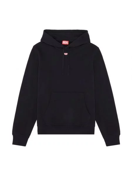 Bluza z kapturem Diesel z kapturem czarna