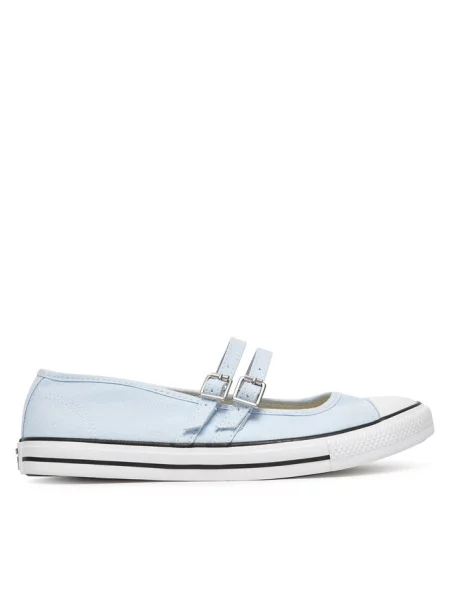 Baleriny Converse niebieskie