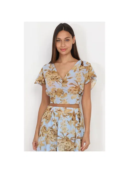 Top La Modeuse plava