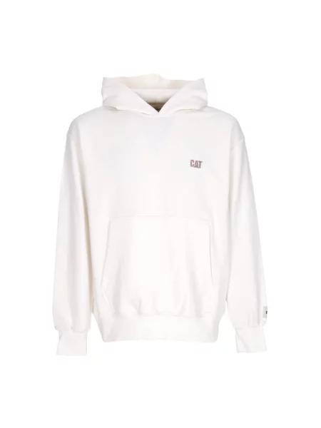 Bluza z kapturem Cat z kapturem z logo biała