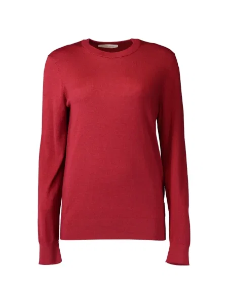 Lung tricou Michael Kors Collection cu decolteu rotund cu volane negru