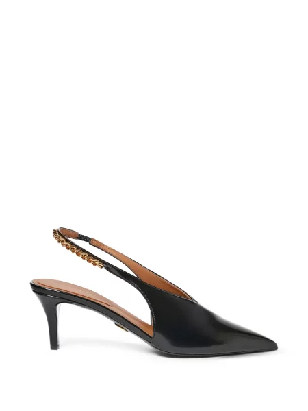 Pantofi cu toc Stella Mccartney slingback negru