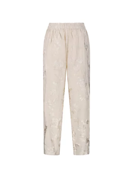 Pantaloni Mes Demoiselles cu model floral