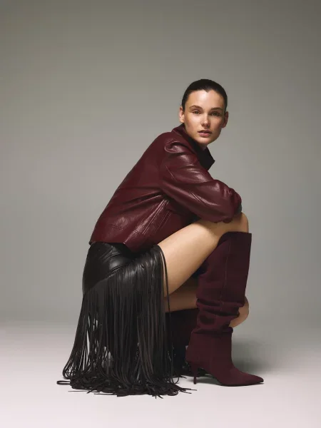 Замшевые сапоги Reserved