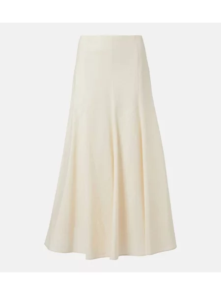 Fusta maxi Khaite de mătase