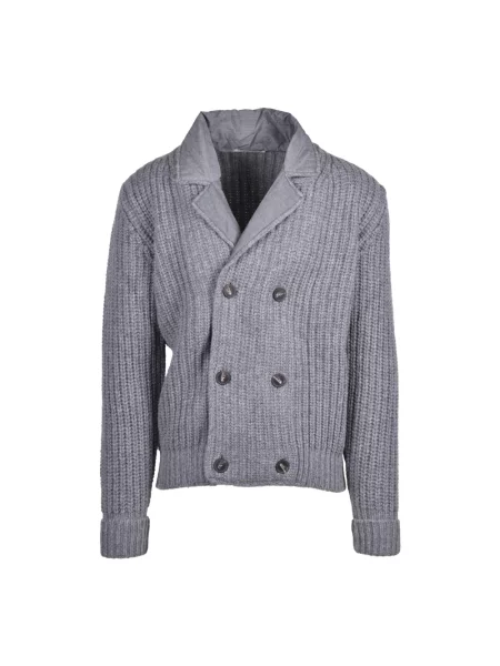 Sweter Kangra wełniany szary