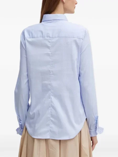 Cămașă Mos Mosh cu volane albastru