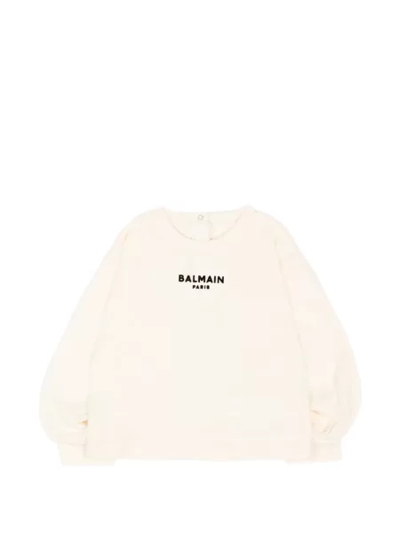 Sweter dziecięcy Balmain biały