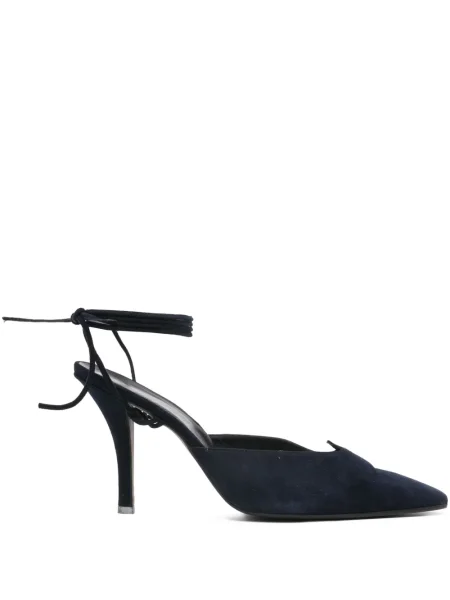 Zkrácené lodičky Romeo Gigli Pre-owned s vázáním modré