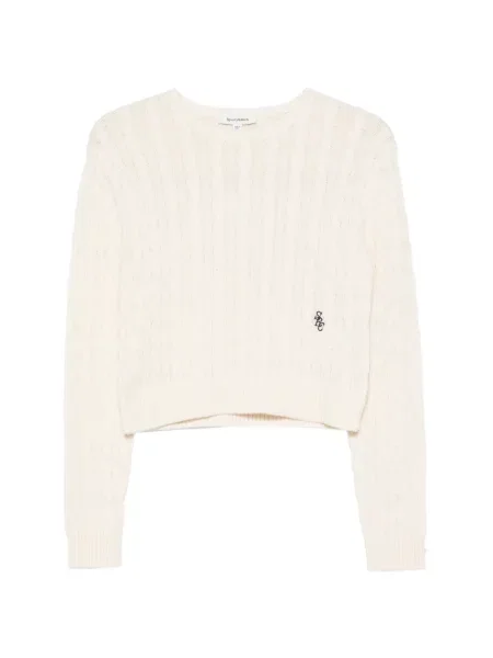Pulover Sporty & Rich cu broderie