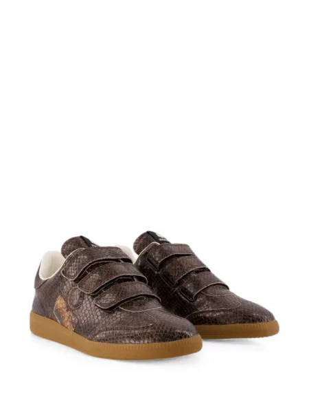 Sneakerși Isabel Marant cu bretele maro