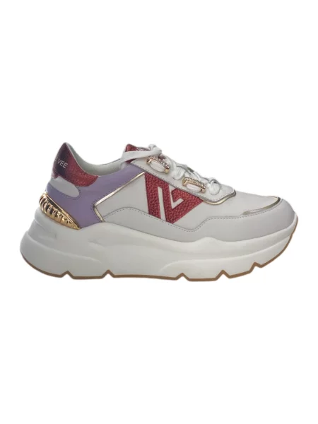 Sneakersy Emanuélle Vee skórzane białe