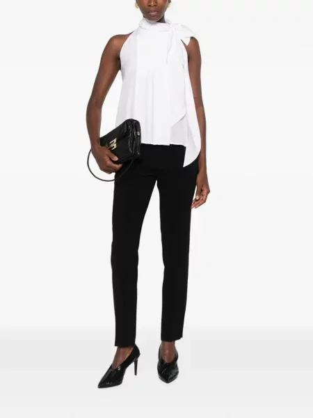 Cu centură pantaloni Max Mara negru