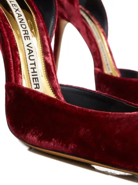 Pantofi cu toc Alexandre Vauthier cu vârf ascuţit roșu