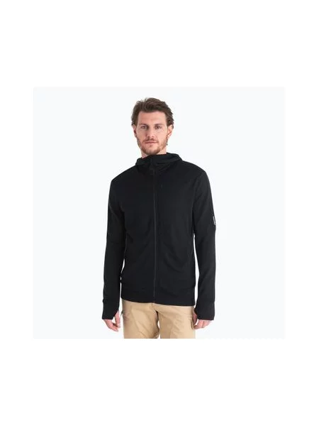 Толстовка Merino Quantum IV Zip Hoodie чорний