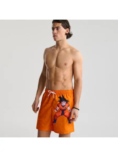 Cropp Шорти для плавання з принтом Dragon Ball-Z помаранчевий